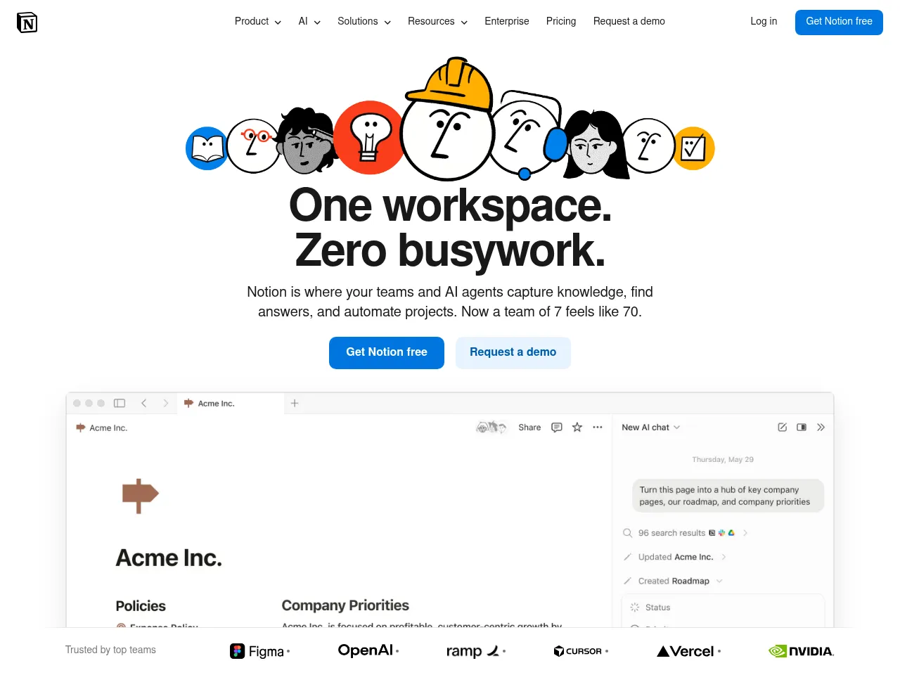Notion AI Screenshot