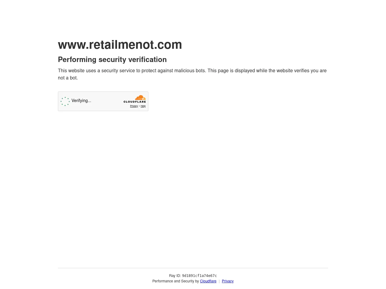 RetailMeNot Screenshot